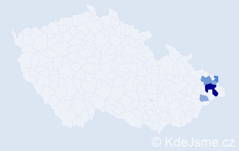 Příjmení: 'Staniowski', počet výskytů 19 v celé ČR