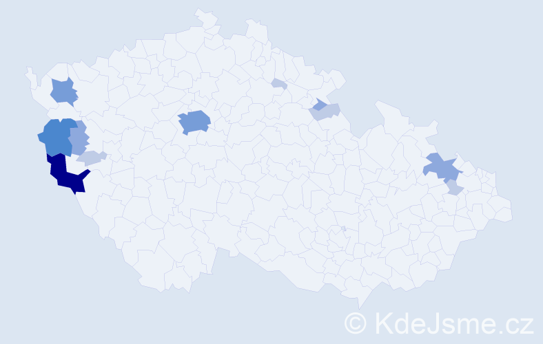 Příjmení: 'Timurová', počet výskytů 31 v celé ČR