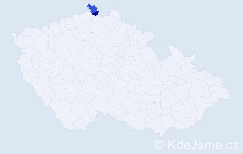 Příjmení: 'Ullischbergerová', počet výskytů 2 v celé ČR