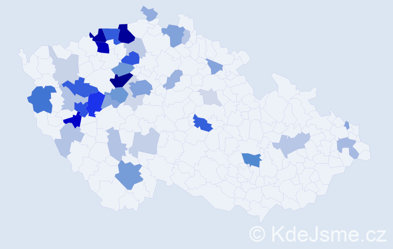 Příjmení: 'Lipert', počet výskytů 144 v celé ČR