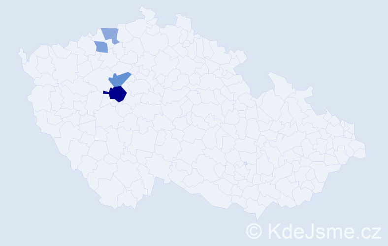 Příjmení: 'Strialová', počet výskytů 7 v celé ČR