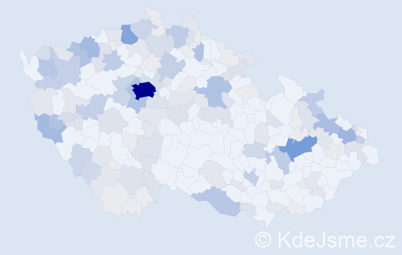 Příjmení: 'Becková', počet výskytů 514 v celé ČR