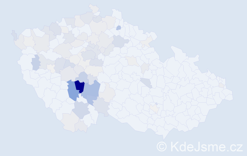 Příjmení: 'Kotalík', počet výskytů 266 v celé ČR