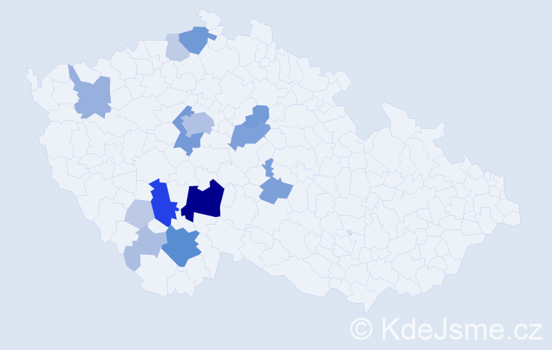 Příjmení: 'Rothbauer', počet výskytů 77 v celé ČR