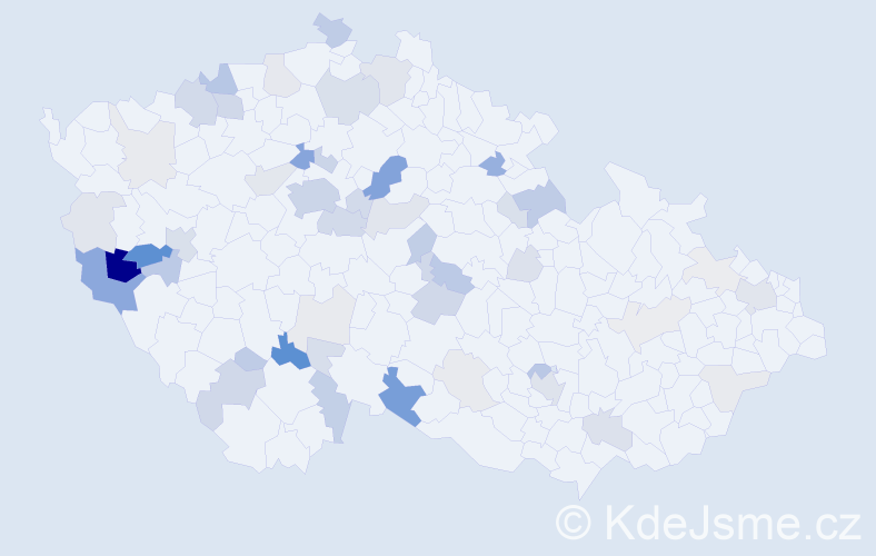 Příjmení: 'Felix', počet výskytů 181 v celé ČR