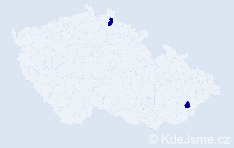 Příjmení: 'Bassani', počet výskytů 2 v celé ČR