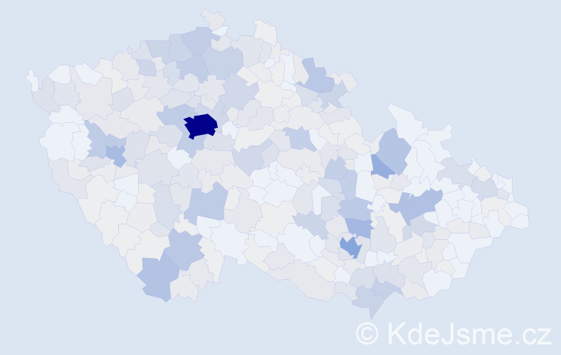 Příjmení: 'Švábová', počet výskytů 1305 v celé ČR