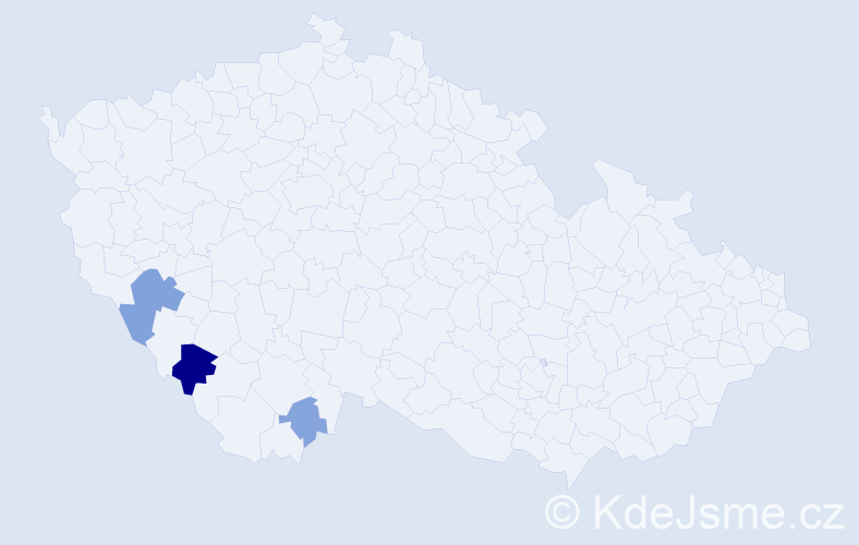 Příjmení: 'Altenstrasser', počet výskytů 8 v celé ČR
