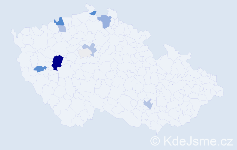 Příjmení: 'Schnierer', počet výskytů 17 v celé ČR