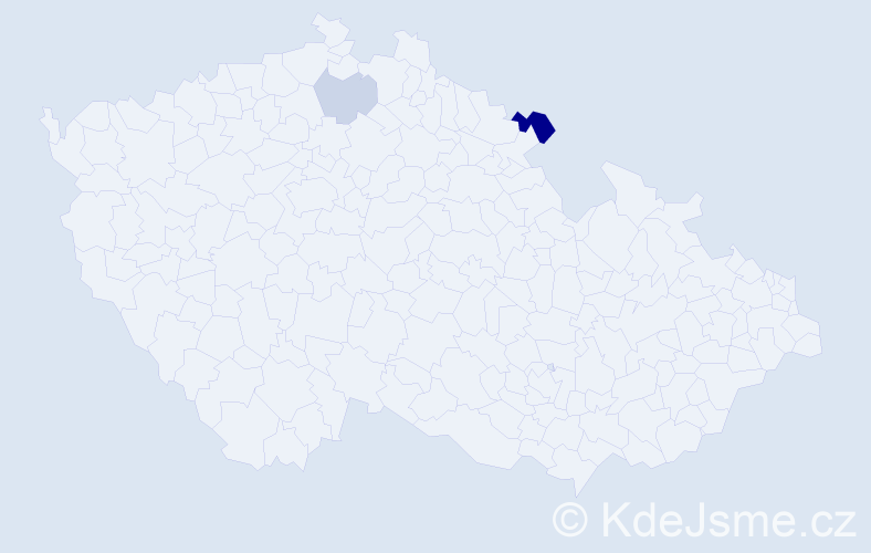 Příjmení: 'Harasevičová', počet výskytů 8 v celé ČR
