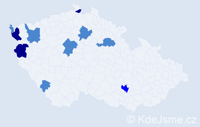 Příjmení: '"Vu Quoc"', počet výskytů 18 v celé ČR