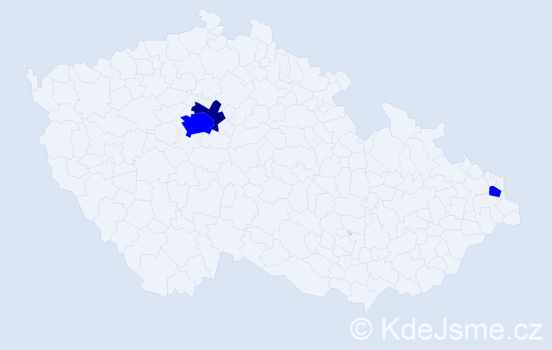 Příjmení: 'Zanottová', počet výskytů 4 v celé ČR