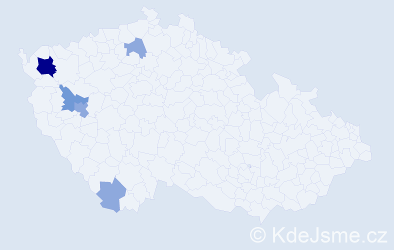 Příjmení: 'Scheinkönigová', počet výskytů 11 v celé ČR