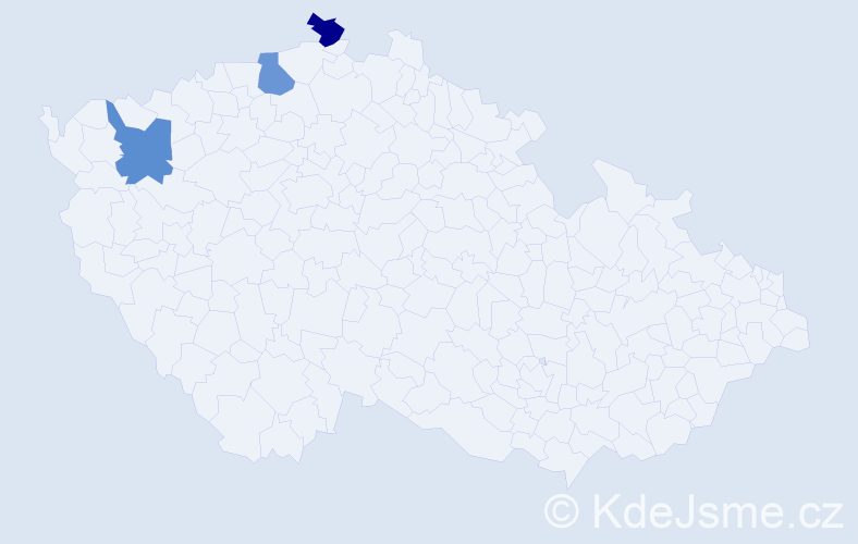 Příjmení: 'Lozhkin', počet výskytů 3 v celé ČR