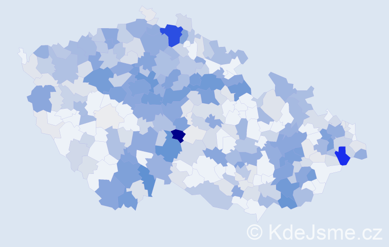 Příjmení: 'Kotková', počet výskytů 1532 v celé ČR