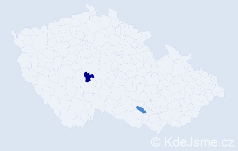 Příjmení: 'Akhtyrska', počet výskytů 2 v celé ČR