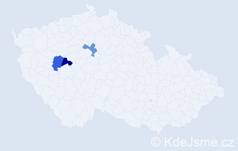 Příjmení: 'Fulem', počet výskytů 6 v celé ČR