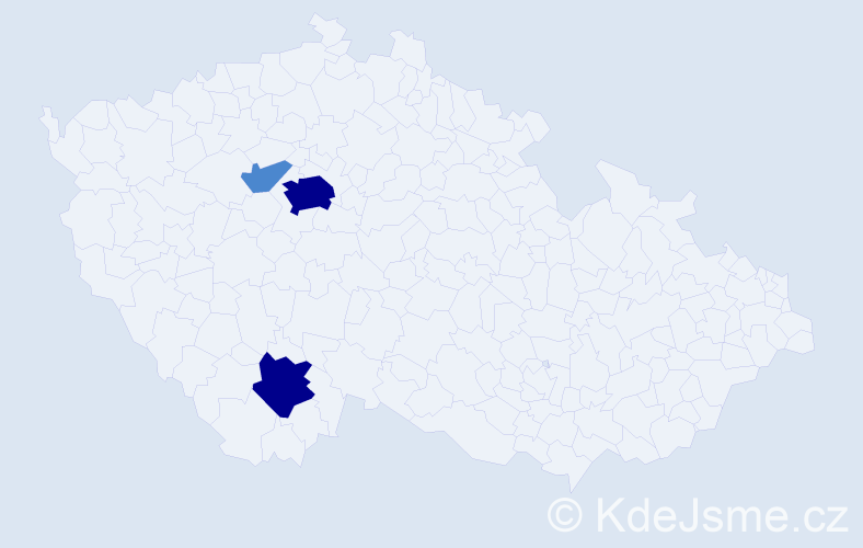 Příjmení: 'Pelenková', počet výskytů 7 v celé ČR