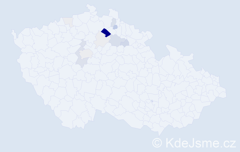Příjmení: 'Hajlichová', počet výskytů 32 v celé ČR