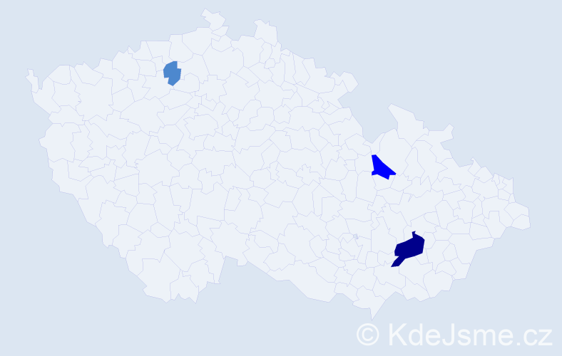 Příjmení: 'Salachna', počet výskytů 8 v celé ČR