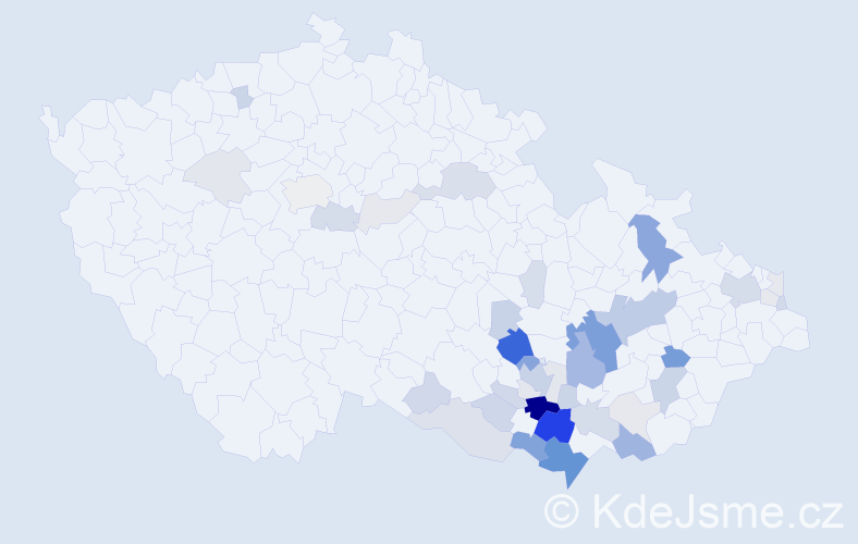 Příjmení: 'Samson', počet výskytů 149 v celé ČR