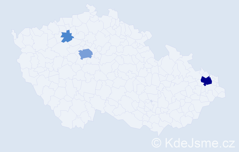 Příjmení: 'Cyhlářová', počet výskytů 12 v celé ČR