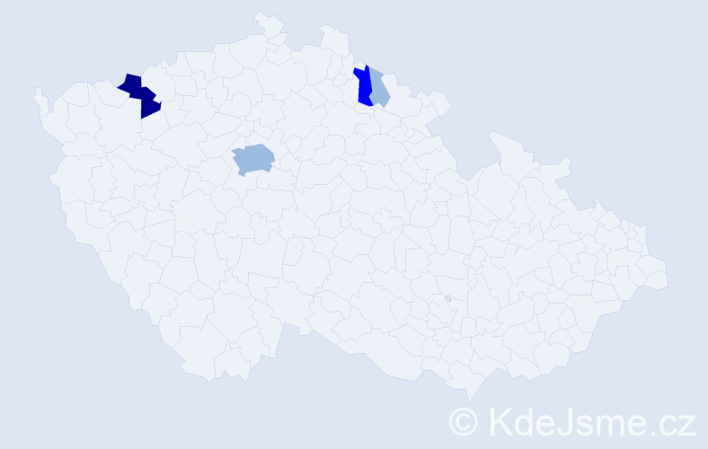 Příjmení: 'Marynková', počet výskytů 9 v celé ČR