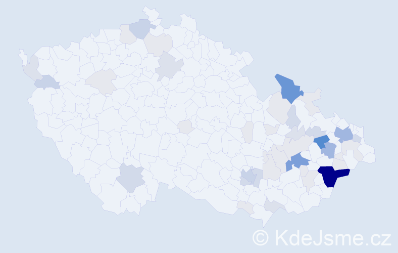 Příjmení: 'Leskovjan', počet výskytů 173 v celé ČR