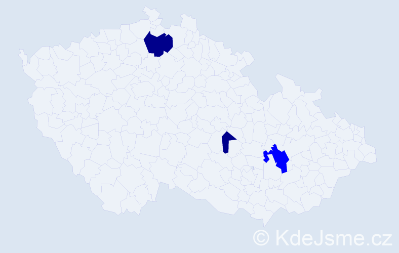 Příjmení: 'Iwachovová', počet výskytů 8 v celé ČR