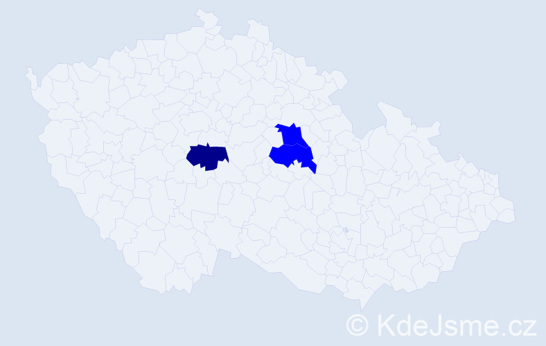 Příjmení: 'Hamáš', počet výskytů 4 v celé ČR