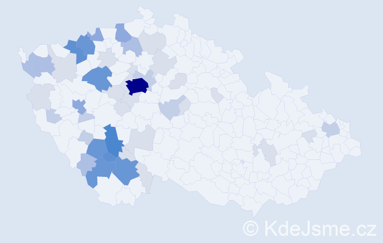 Příjmení: 'Zochová', počet výskytů 144 v celé ČR
