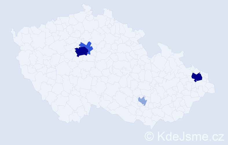 Příjmení: 'Tepperová', počet výskytů 14 v celé ČR
