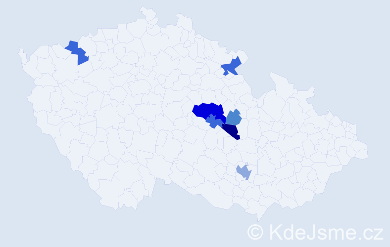 Příjmení: 'Rompotl', počet výskytů 29 v celé ČR