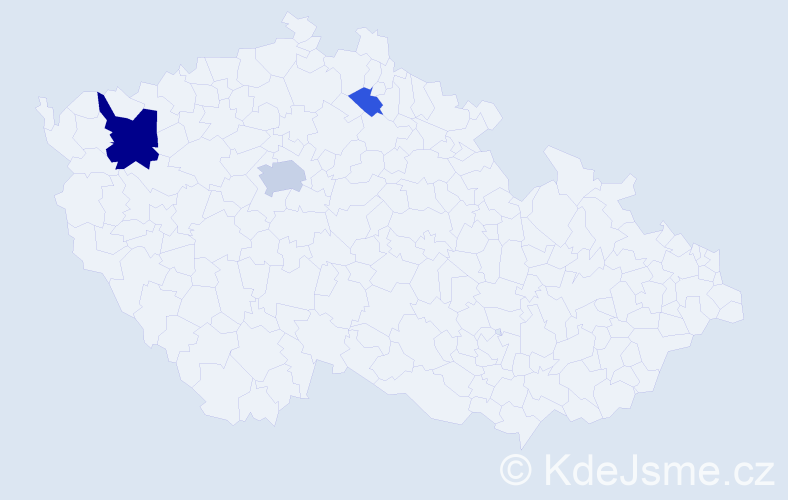 Příjmení: 'Krösslová', počet výskytů 8 v celé ČR