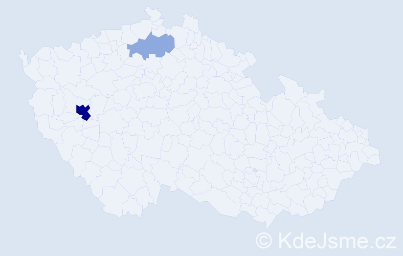Příjmení: 'Krommer', počet výskytů 10 v celé ČR