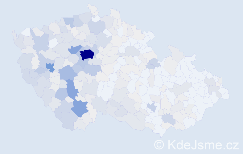 Příjmení: 'Mařík', počet výskytů 1635 v celé ČR