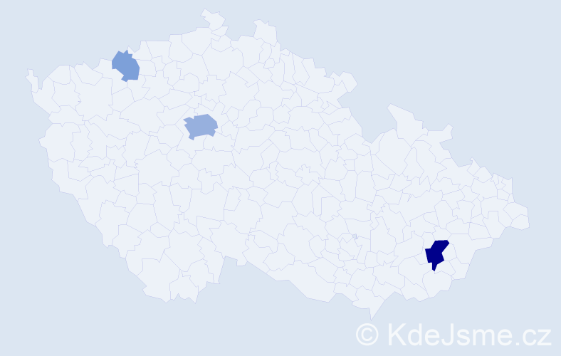 Příjmení: 'Hodgson', počet výskytů 11 v celé ČR