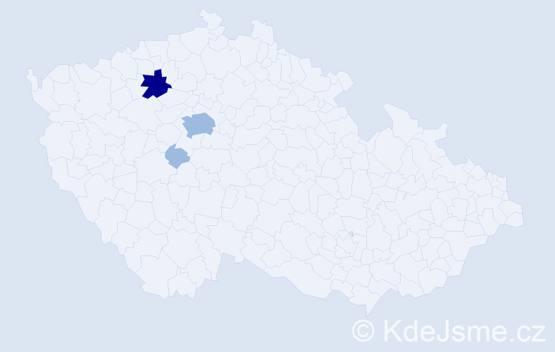 Příjmení: 'Seydl', počet výskytů 6 v celé ČR