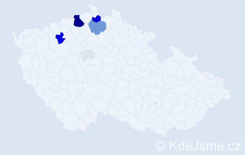 Příjmení: 'Pröller', počet výskytů 8 v celé ČR