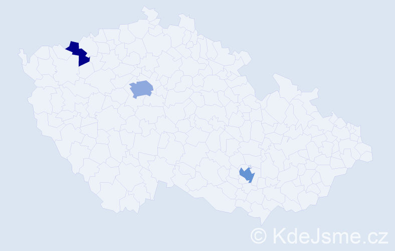 Příjmení: 'Servetnyk', počet výskytů 6 v celé ČR