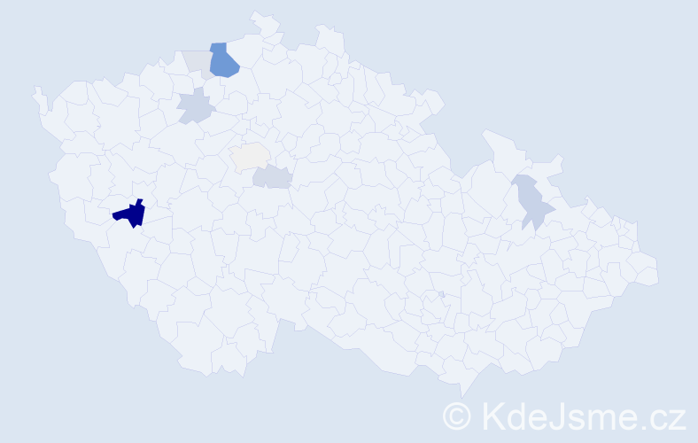 Příjmení: 'Lehrová', počet výskytů 22 v celé ČR