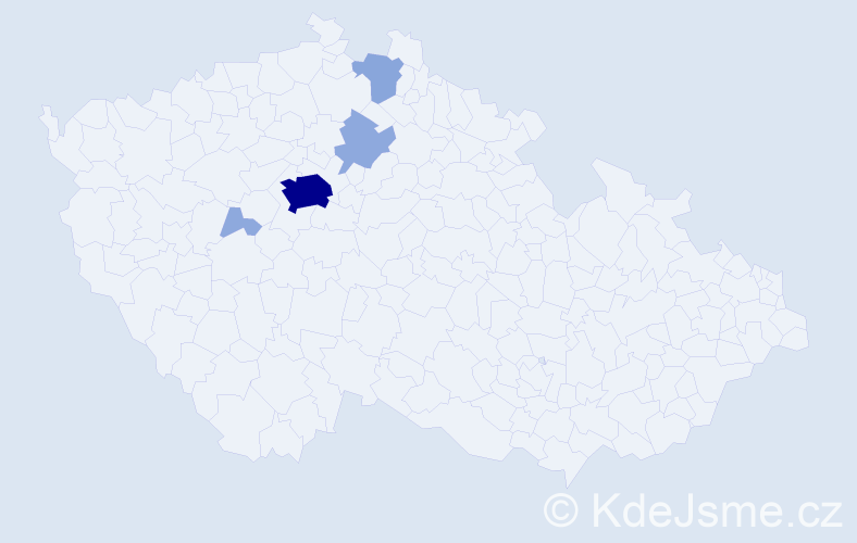 Příjmení: 'Redko', počet výskytů 13 v celé ČR