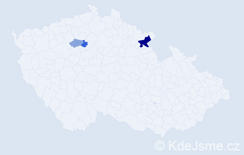Příjmení: 'Linhardtová', počet výskytů 10 v celé ČR