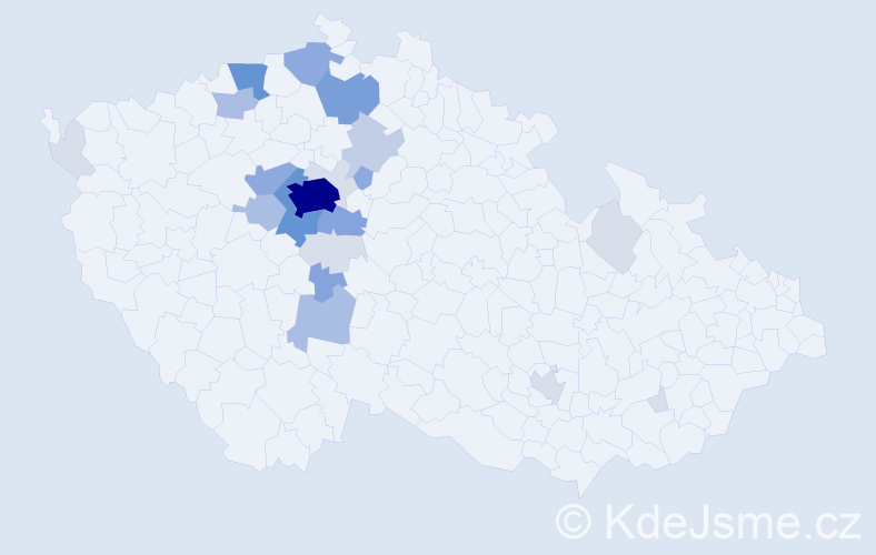 Příjmení: 'Skrčená', počet výskytů 85 v celé ČR