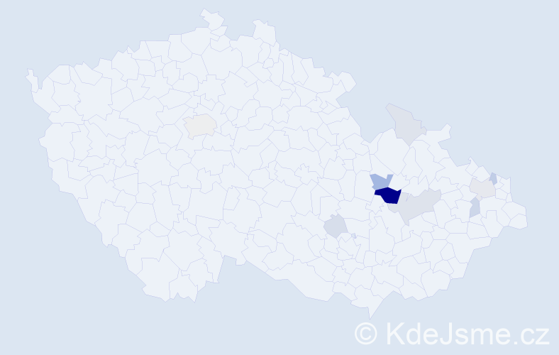 Příjmení: 'Maksantová', počet výskytů 33 v celé ČR