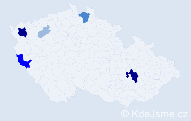 Příjmení: 'Makarovičová', počet výskytů 15 v celé ČR