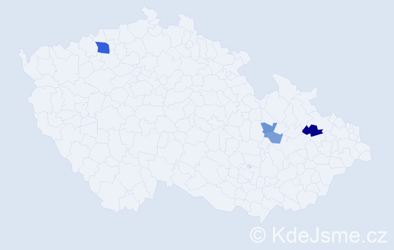 Příjmení: 'Zurko', počet výskytů 10 v celé ČR