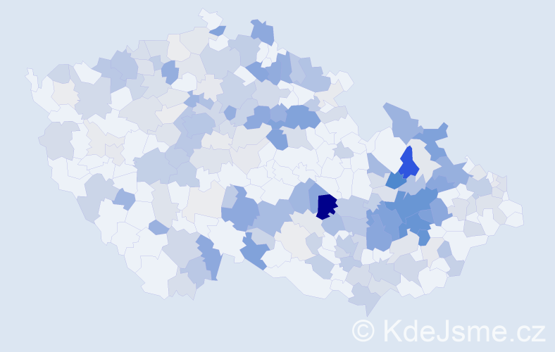 Příjmení: 'Prášilová', počet výskytů 680 v celé ČR