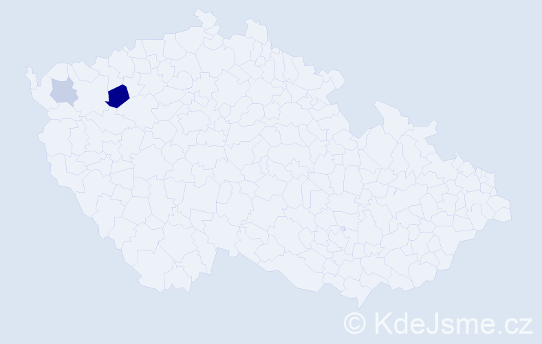 Příjmení: 'Prätoriusová', počet výskytů 7 v celé ČR