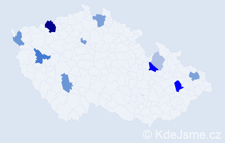 Příjmení: 'Compelová', počet výskytů 32 v celé ČR